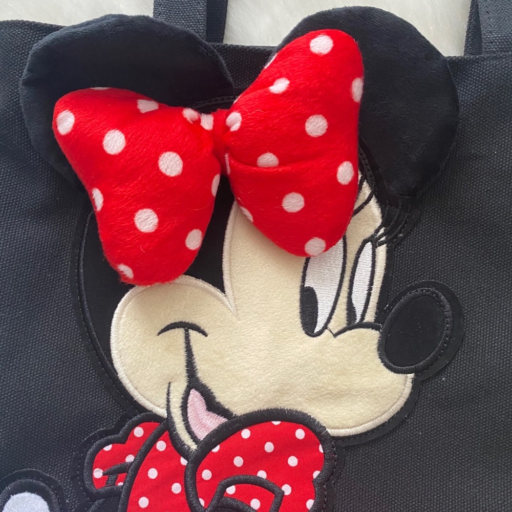 Disney Minnie Mouse Bag DisneyWorld DisneyLand Plushie - Picture 2 of 11